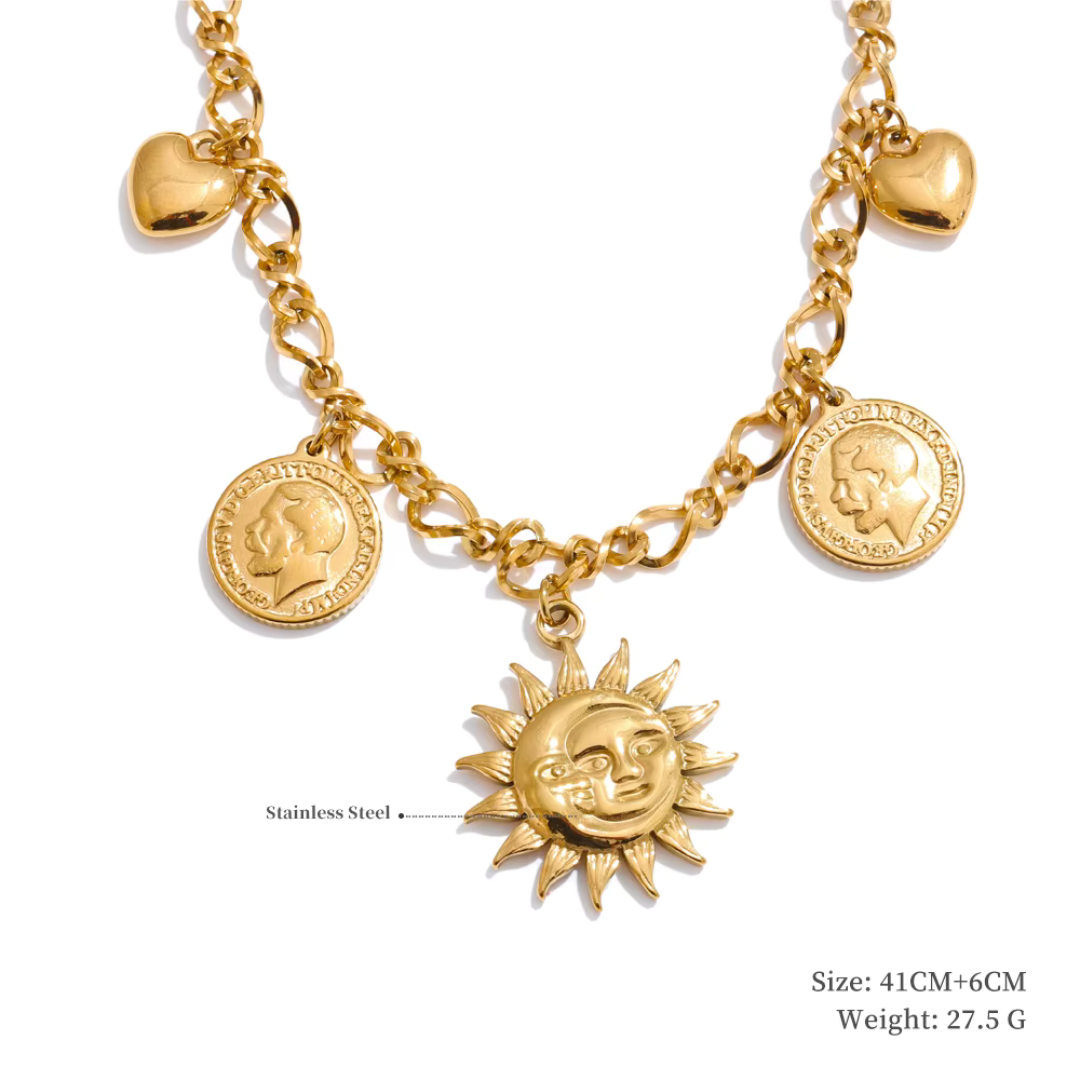 Everyday Must-Haves: Golden Charm Necklace Collection (various)