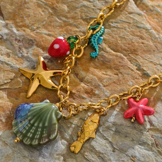 Sandy Dreams Shell Necklace - Handmade