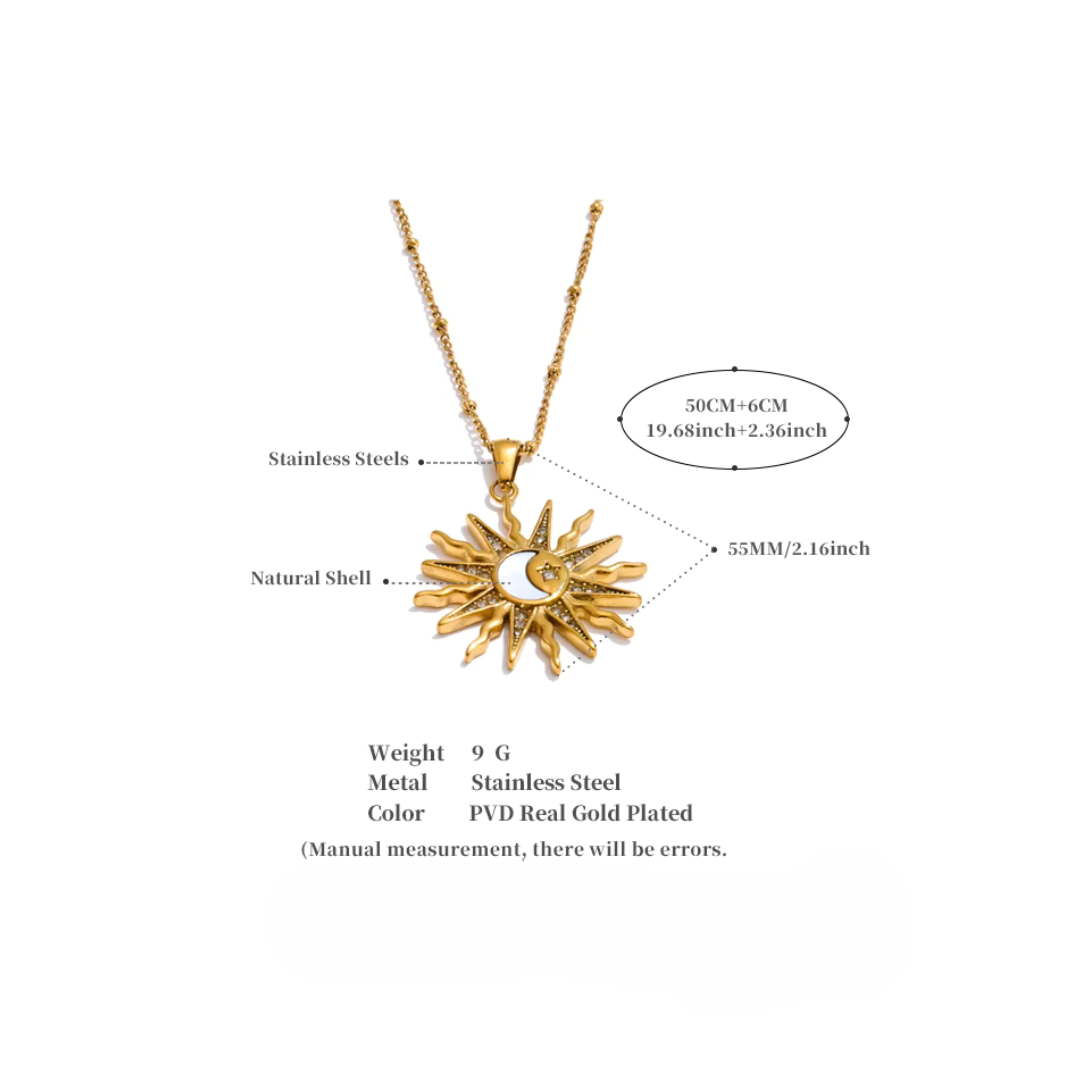 Celestial Pendant Necklace