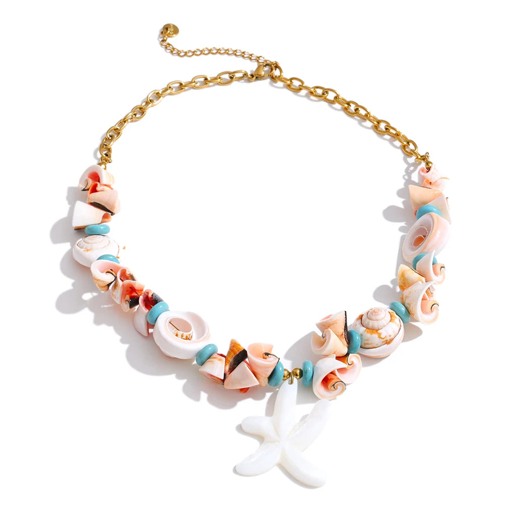 Ocean Treasure Starfish Necklace