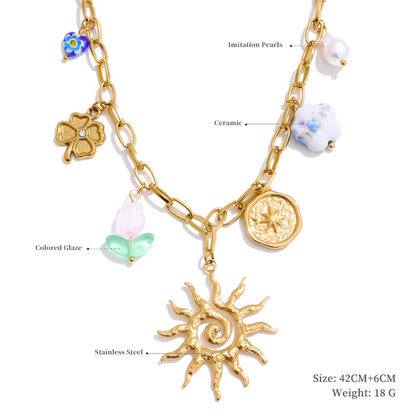 Everyday Must-Haves: Golden Charm Necklace Collection (various)