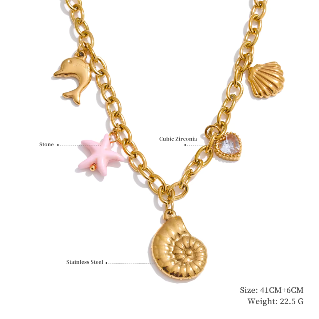 Everyday Must-Haves: Golden Charm Necklace Collection (various)