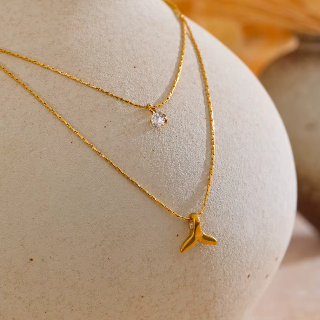 Mermaid Tail Layered Necklace