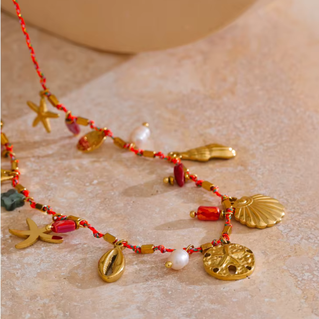 Celestial Charms Rope Necklace