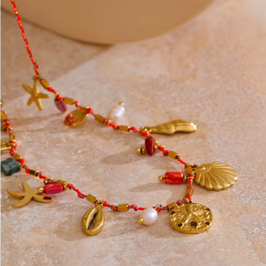 Celestial Charms Rope Necklace