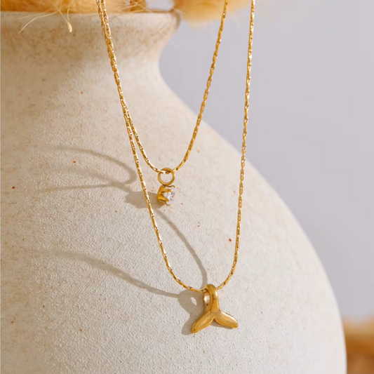 Mermaid Tail Layered Necklace