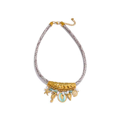 Ocean Dreams Drop Necklace - Handmade