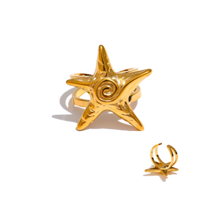Starfish Bold Open Ring