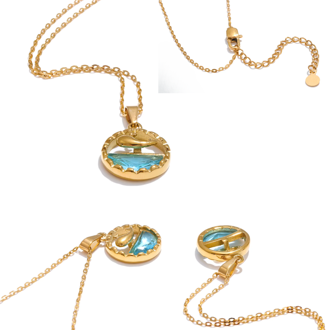Ocean Whisper Whale Necklace