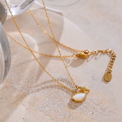 Mini Starfish Shell Necklace