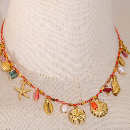 Celestial Charms Rope Necklace
