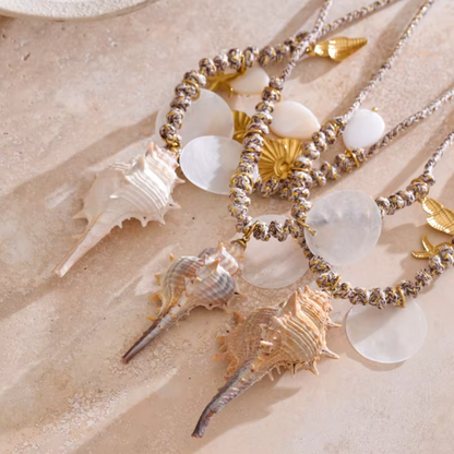 Ocean Charm Necklace - Handmade