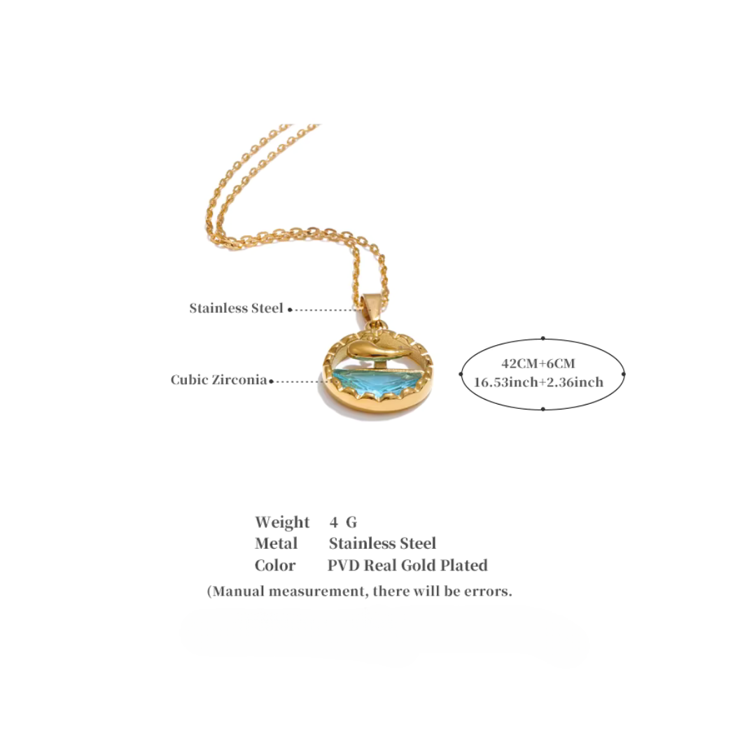 Ocean Whisper Whale Necklace
