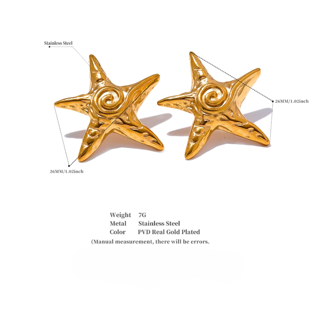 Starfish Bold Earrings