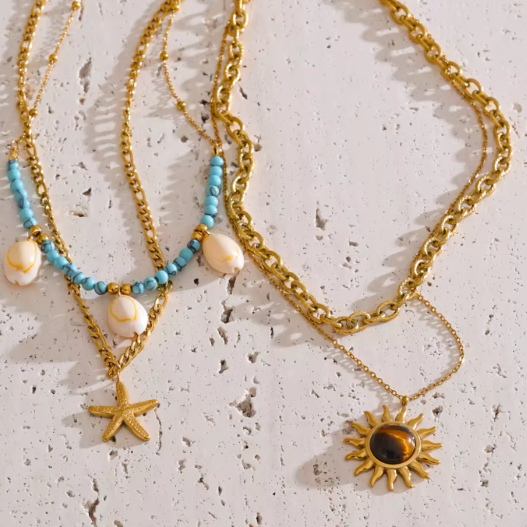 Everyday Must-Haves: Golden Charm Necklace Collection (various)