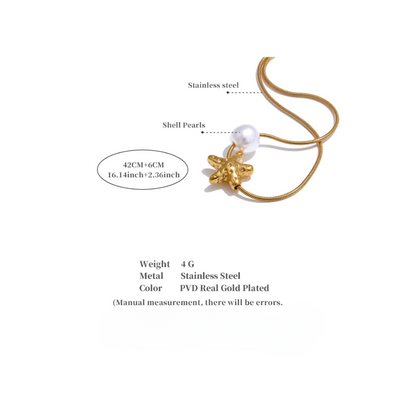 Starfish & Pearl Necklace