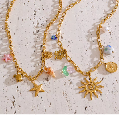 Everyday Must-Haves: Golden Charm Necklace Collection (various)