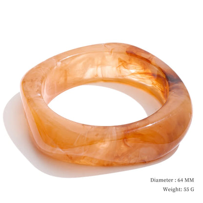 Coastal Pop Resin Bangle