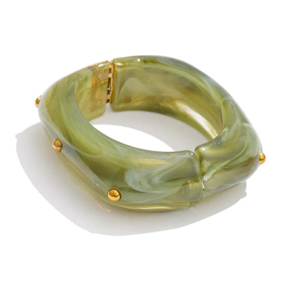 Luxe Resin Statement Bangle