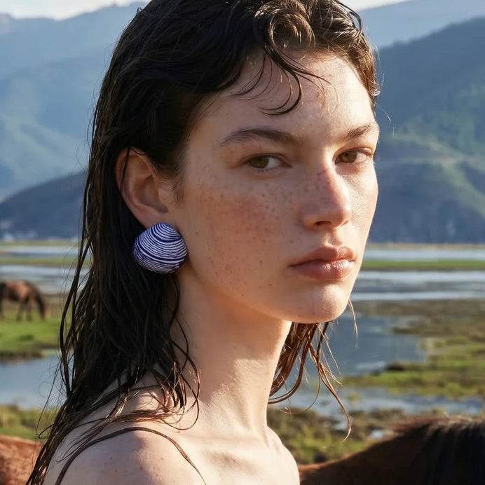 Ocean Breeze Shell Earrings