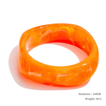 Coastal Pop Resin Bangle