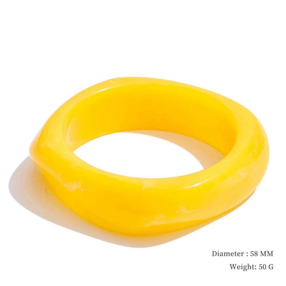 Coastal Pop Resin Bangle