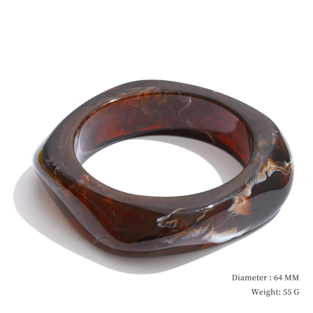 Coastal Pop Resin Bangle