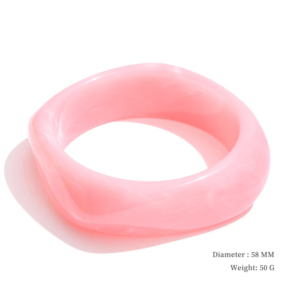 Coastal Pop Resin Bangle