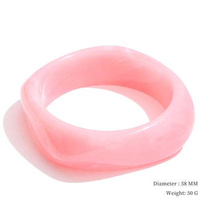 Coastal Pop Resin Bangle
