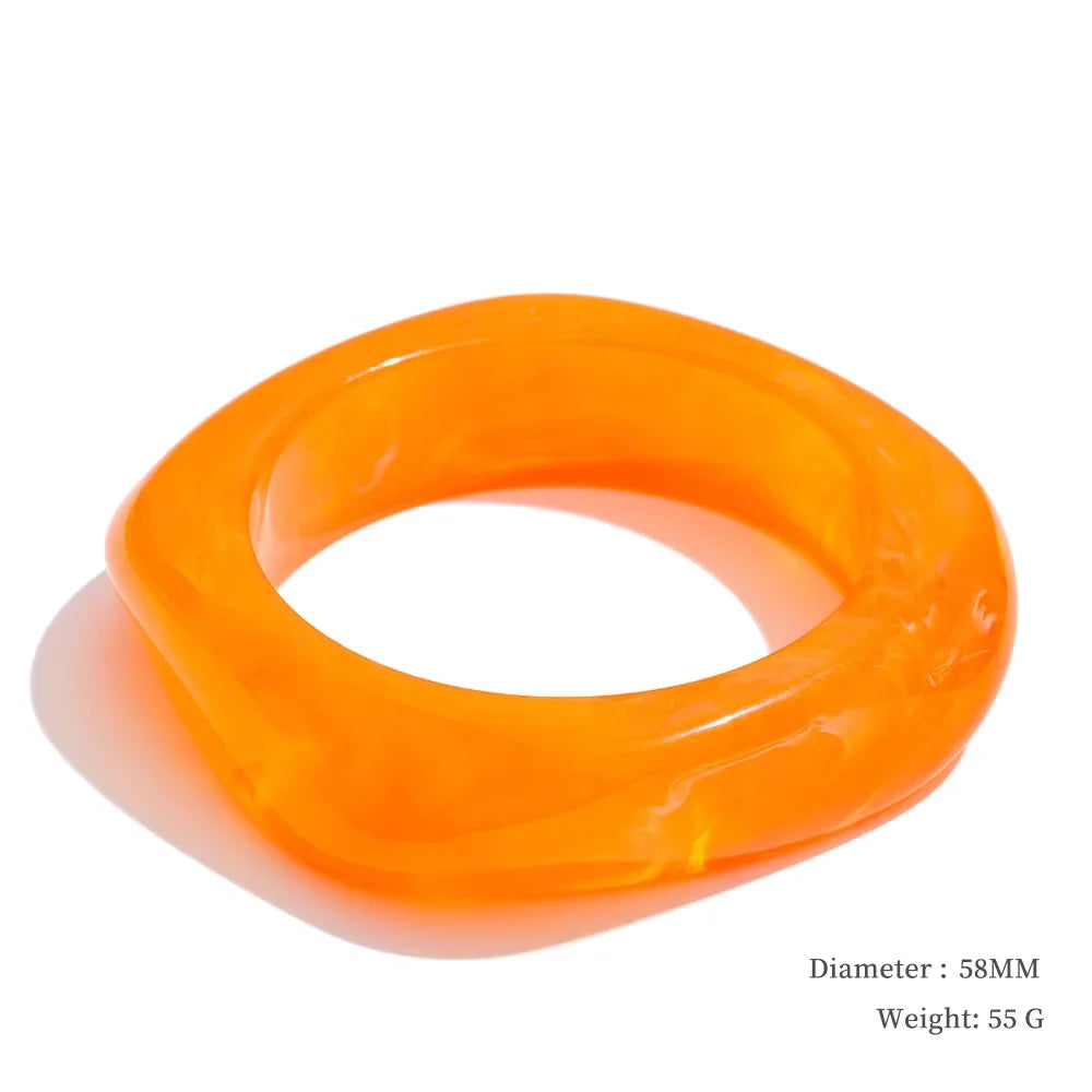 Coastal Pop Resin Bangle