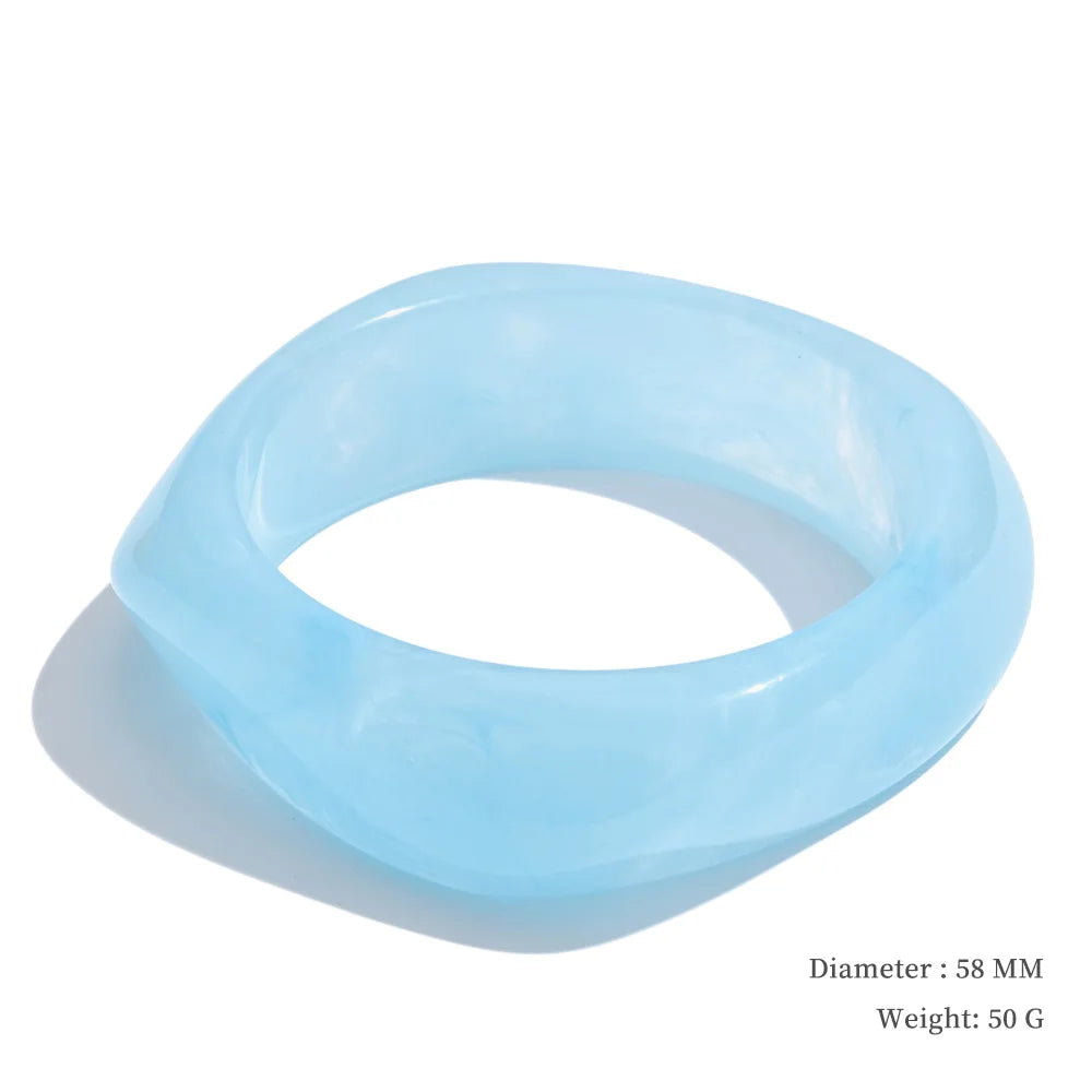 Coastal Pop Resin Bangle