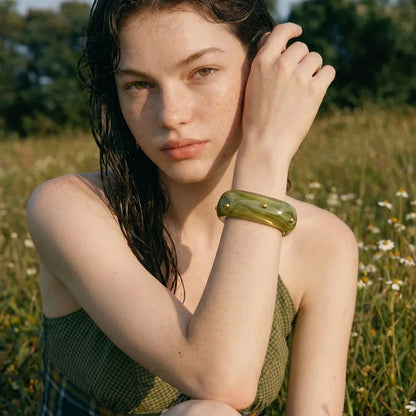 Luxe Resin Statement Bangle