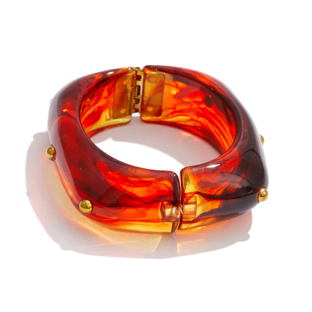 Luxe Resin Statement Bangle