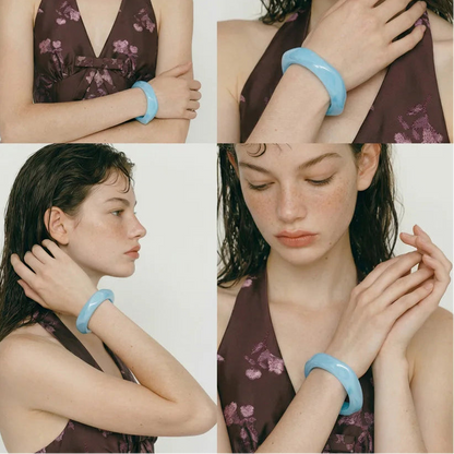 Coastal Pop Resin Bangle