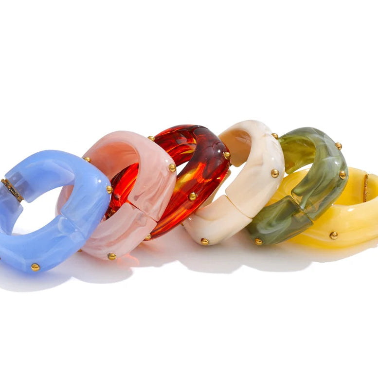 Luxe Resin Statement Bangle