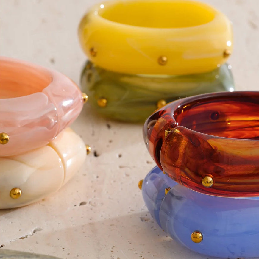 Luxe Resin Statement Bangle