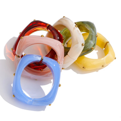 Luxe Resin Statement Bangle