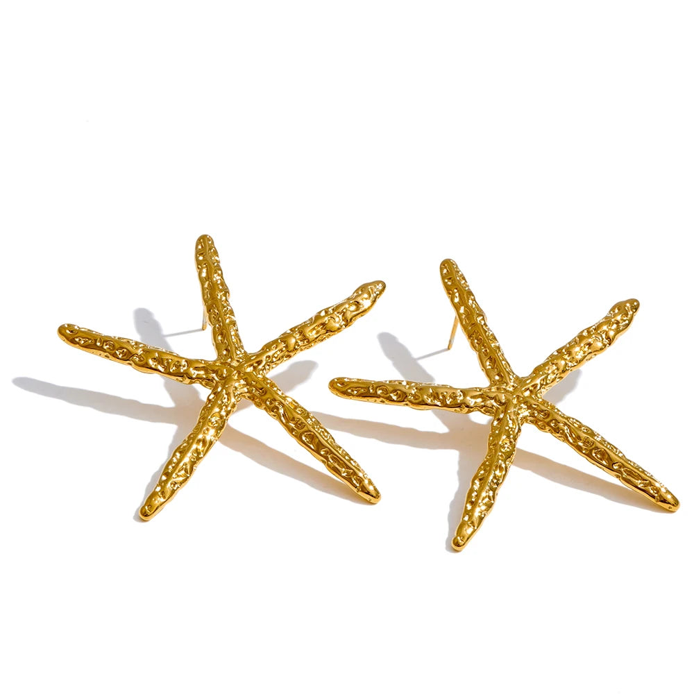 Ocean Starfish Stud Earrings