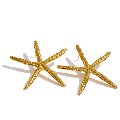 Ocean Starfish Stud Earrings