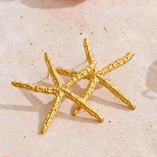 Ocean Starfish Stud Earrings