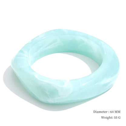 Coastal Pop Resin Bangle