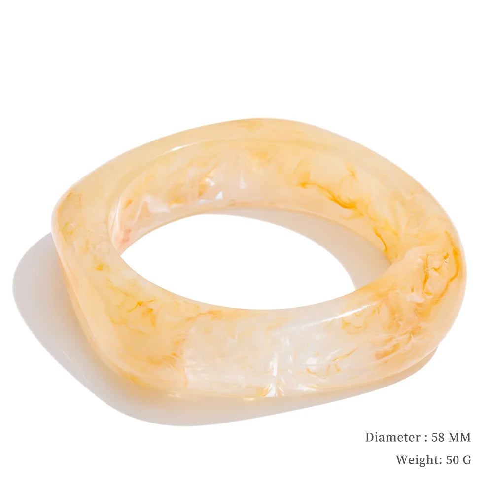 Coastal Pop Resin Bangle