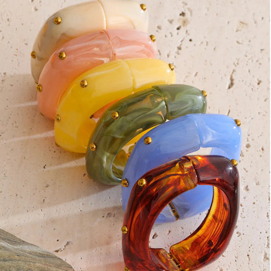 Luxe Resin Statement Bangle