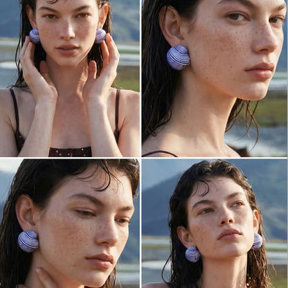 Ocean Breeze Shell Earrings