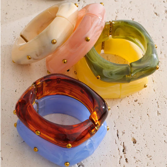 Luxe Resin Statement Bangle