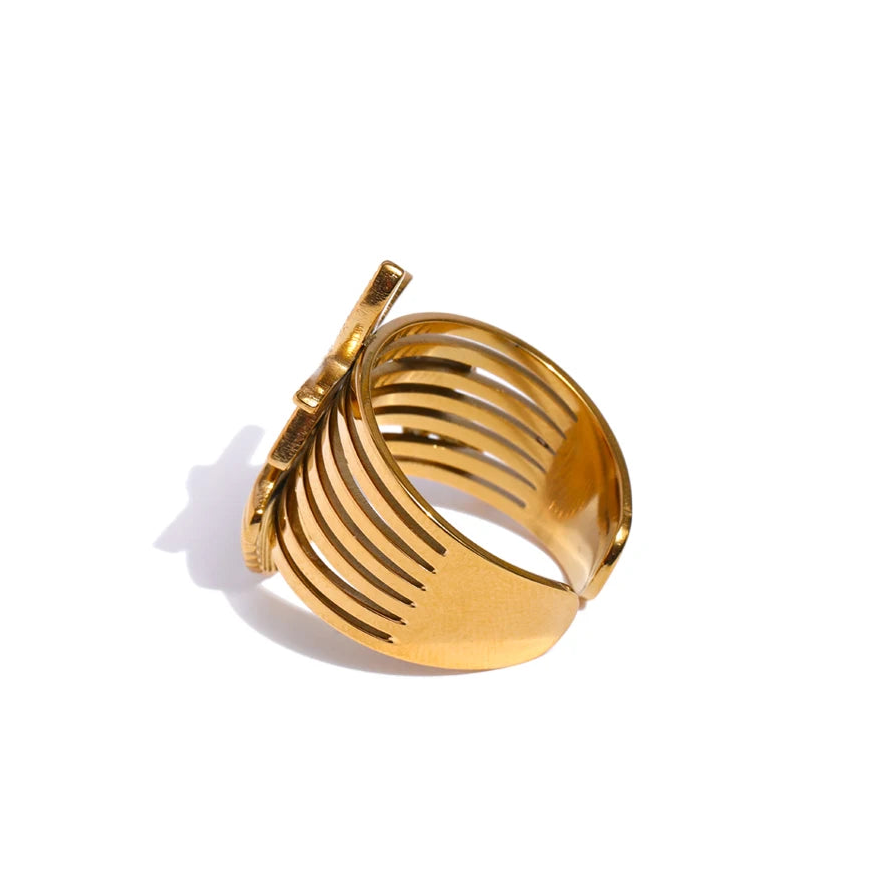 Gold bracelet on a white background with 'PHYSICAL DISPLAY' text.