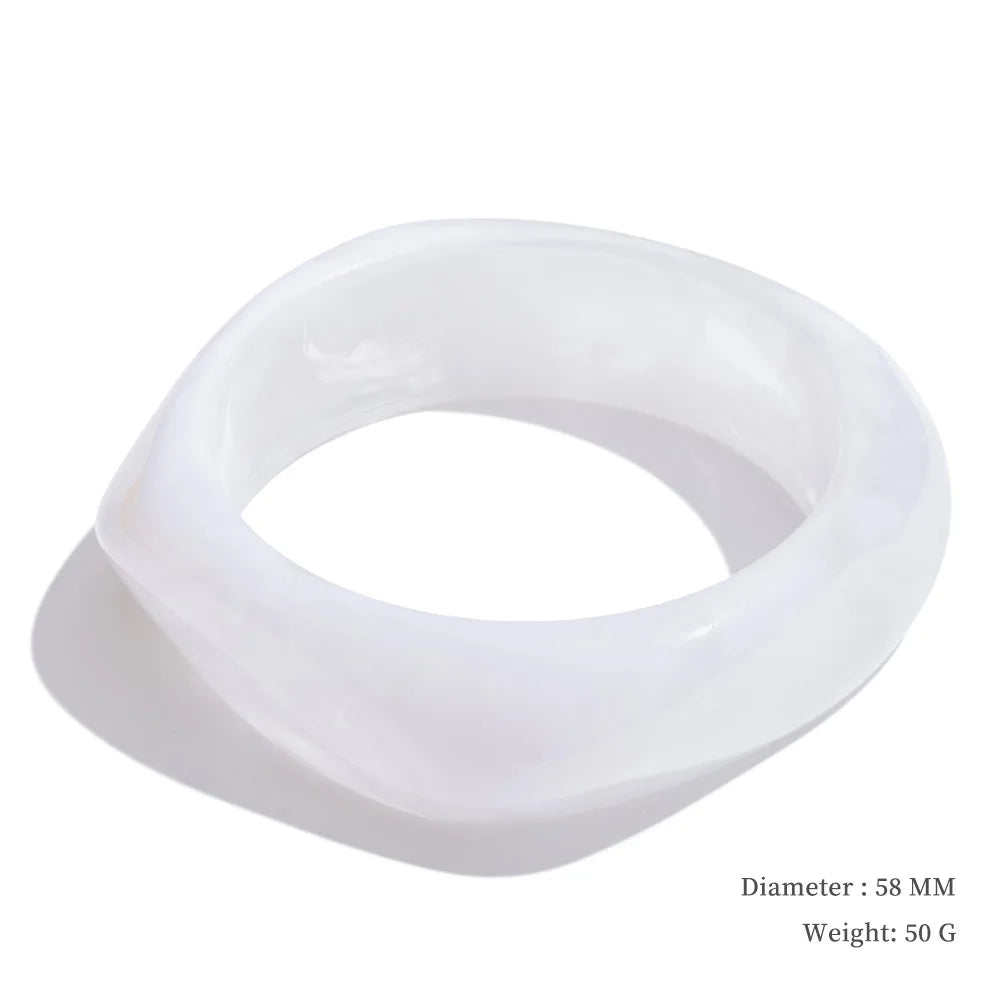 Coastal Pop Resin Bangle