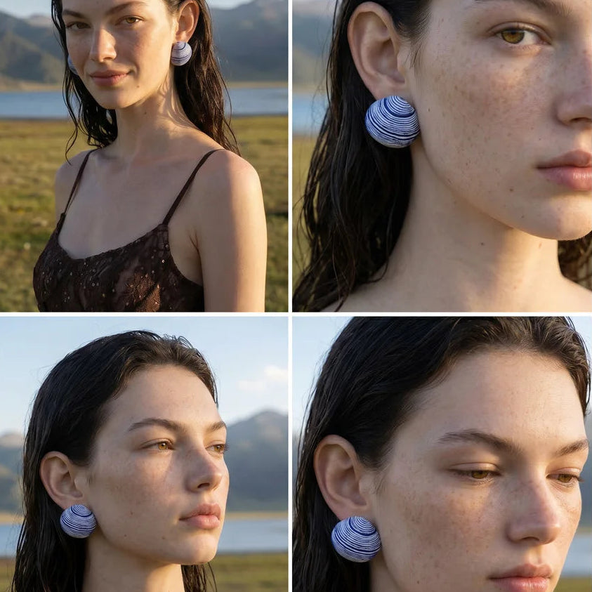 Ocean Breeze Shell Earrings
