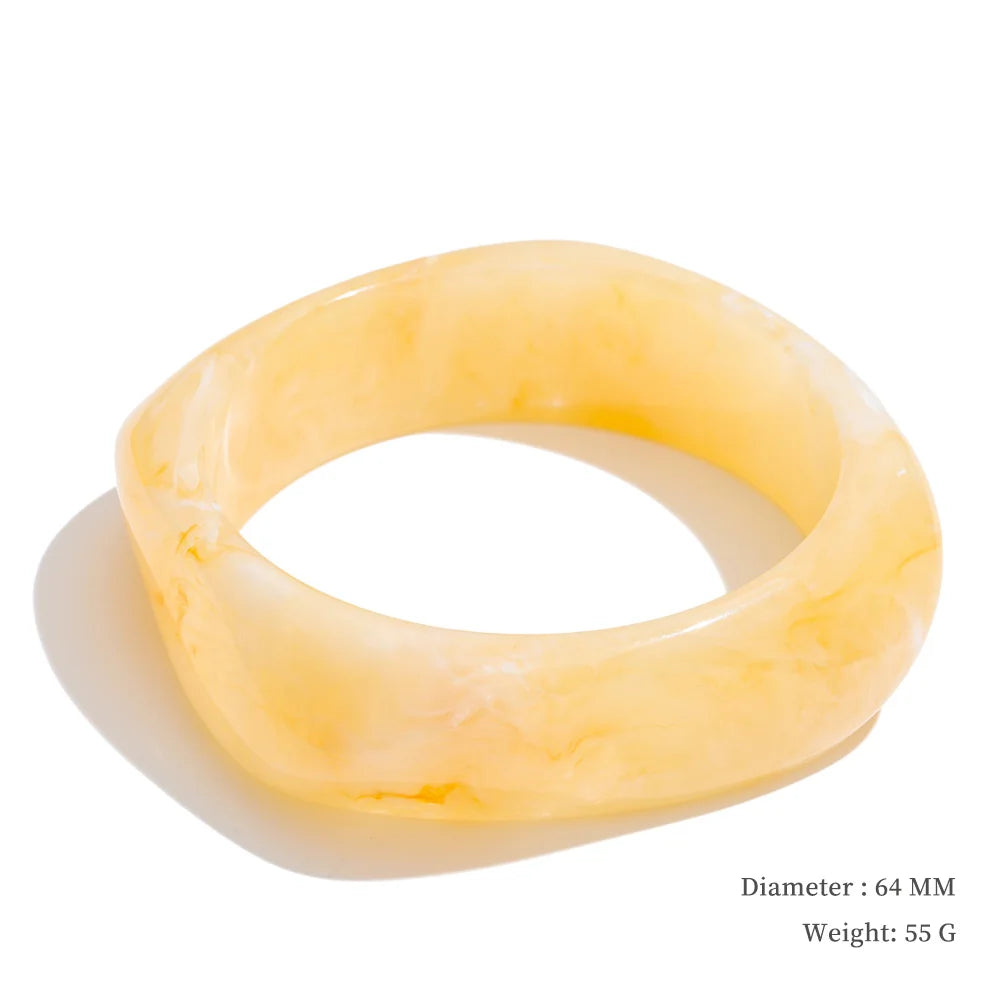 Coastal Pop Resin Bangle