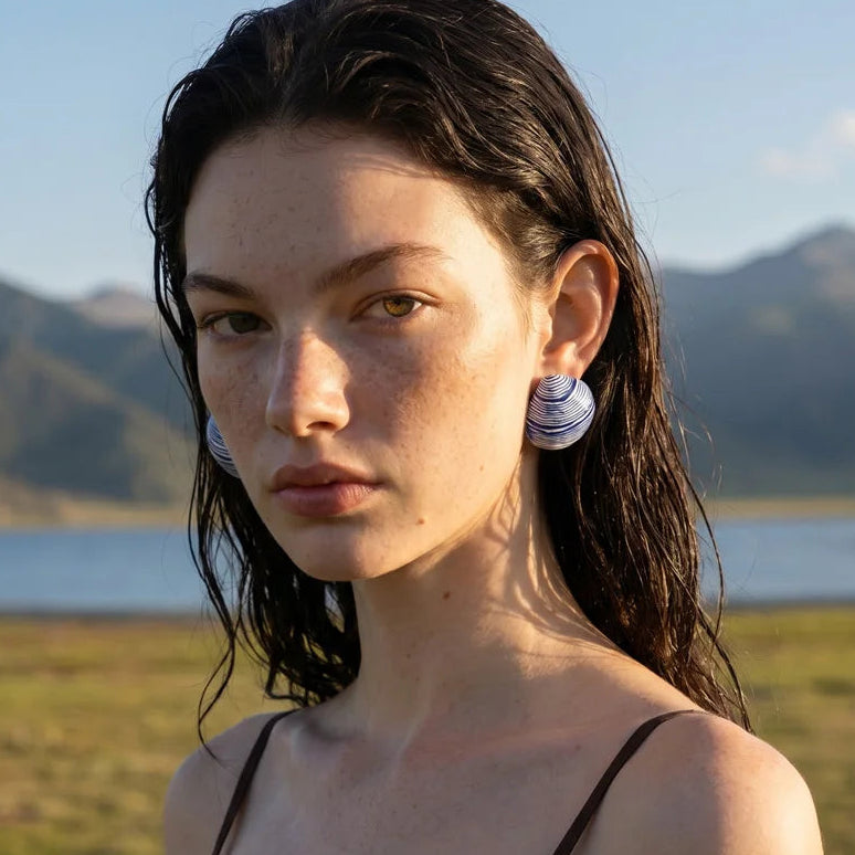 Ocean Breeze Shell Earrings
